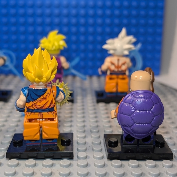 8 Minifigures- Dragon Ball Z Anime Building Block Toy Action Figures Goku Super - Picture 8 of 10